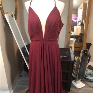 Maroon Prom Dress